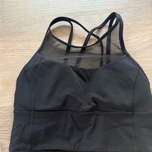 Lululemon Black Mesh Sports Bra - 4